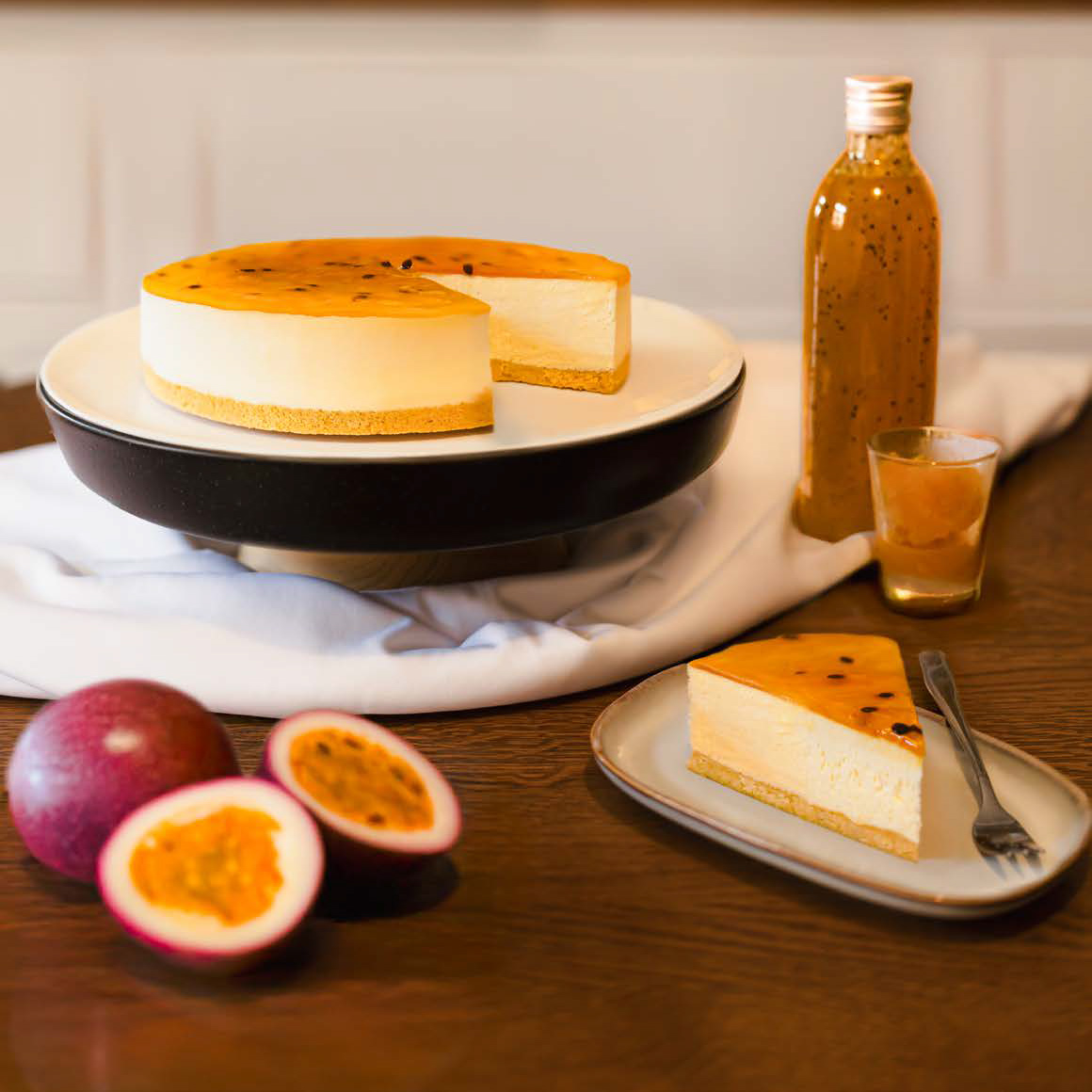 Cheesecake mučenkový